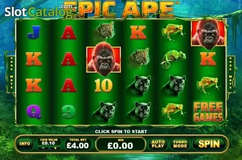 Guide des jackpots sur la machine à sous Epic Ape